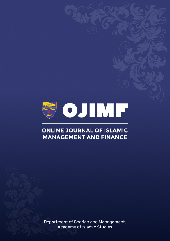 					View Vol. 5 No. 1 (2025): Online Journal of Islamic Management and Finance
				